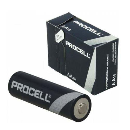 Pack de 10 piles alcalines duracell AA