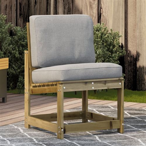 Vidaxl Chaise De Jardin 50,5X55x77 Cm Bois De Pin Imprégné - Image 3