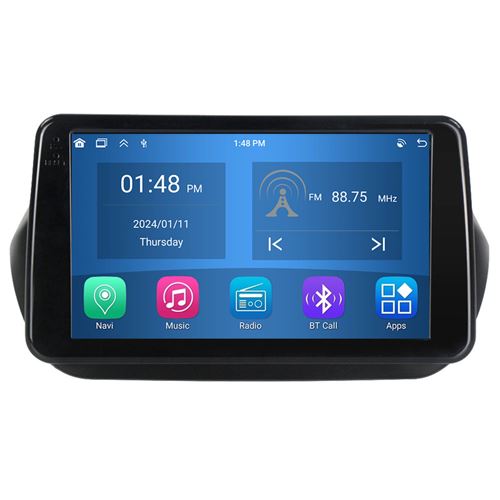 Autoradio RoverOne® Bluetooth CarPlay Android Auto Navigation 4Go RAM 64Go ROM pour Fiat Fiorino Qubo Citroen Nemo para Peugeot Bipper 2008-2017