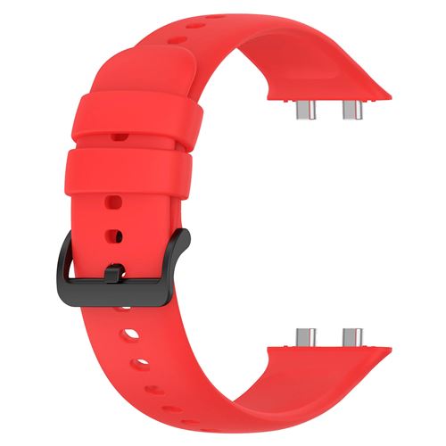 Bracelet pour Oppo Watch 3 Pro Silicone Soft-Touch Sange à Trous Avizar rouge