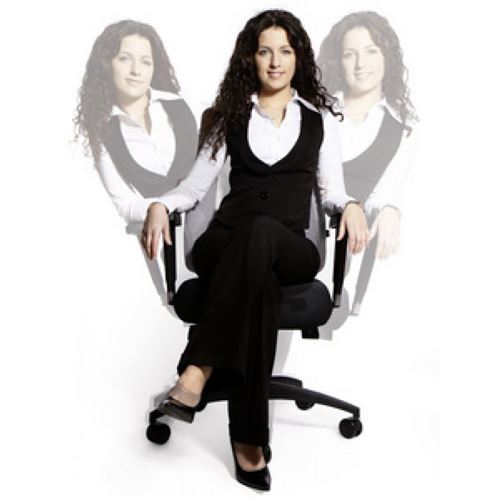 topstar topstar fauteuil de bureau lady sitness deluxe, noir noir