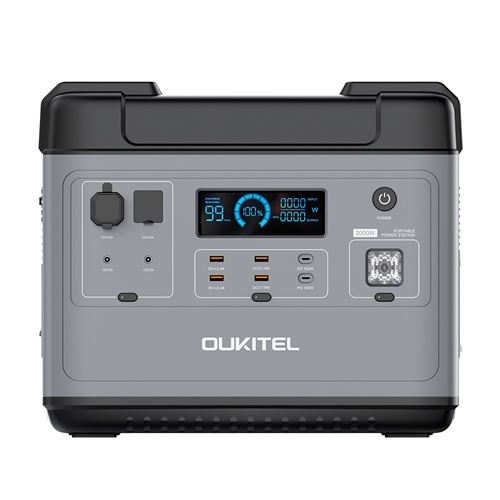 Centrale électrique portable OUKITEL P2001 Ultimate 2000Wh 2000W avec recharge ultra rapide