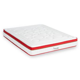 Matelas mousse 140x190 cm maison aubertin accueil souple soutien ferme epaisseur 24 cm Non specifie zones - 1