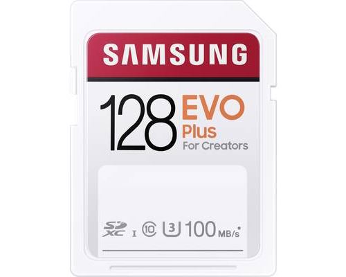 Samsung EVO Plus MB-SC128H - Carte mémoire flash - 128 Go - UHS-I U3 / Class10 - SDXC UHS-I