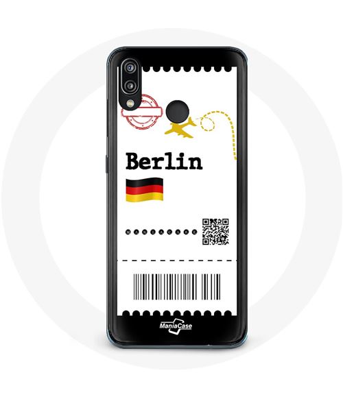 Coque pour Huawei P20 Lite Billet d'avion berlin Maniacase