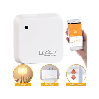 Luminea Home Control 2 détecteurs deau connectés avec capteur externe 