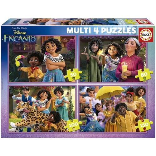Educa Multi 4 In 1 - Disney Encanto - 4 Puzzles Progressifs - Image 4