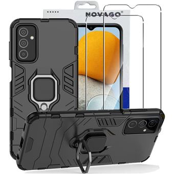 Coque Résistante avec béquille pour Samsung Galaxy M23 5G et 2 protections  écran en verre trempé [Novago] - Coque et étui téléphone mobile - Achat &  prix
