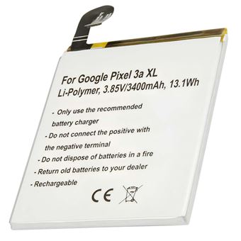 Batterie de Remplacement Google Pixel 3a XL Li-Polymer 3400mAh 3.85V Avizar Blanc - 1