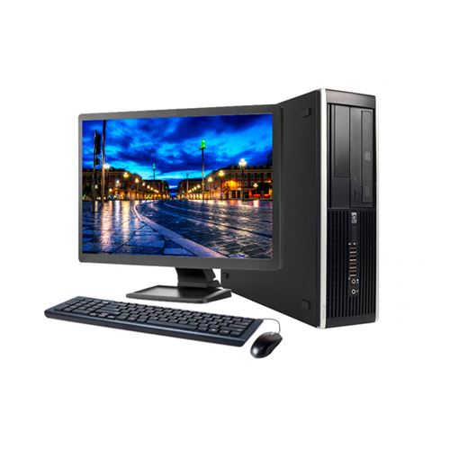 Unité centrale HP 6200 SFF - Core i3 - RAM 4Go - HDD 250Go - Windows 10 - Ecran 20 - Reconditionné
