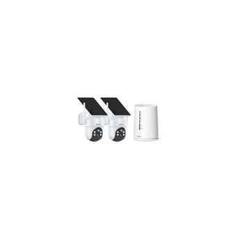 Caméra de Surveillance extérieure PTZ IP 4G LTE FDD avec batterie à recharge solaire 1080ph 3MP - Sunu Équipement