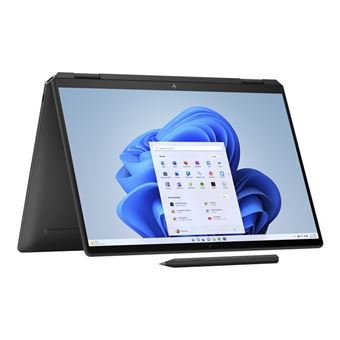 HP Spectre x360 Laptop 14-eu0780nz - Conception inclinable - Intel Ultra 7 - 155H / jusqu'à 4.8 GHz - Evo - Win 11 Home - Intel Arc Graphics - 32 Go RAM - 1 To SSD NVMe, TLC - 14" OLED écran tactile 2880 x 1800 (2.8K) @ 120 Hz - Wi-Fi 7, Bluetooth - noi
