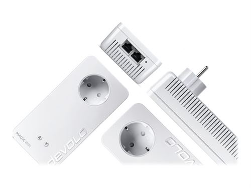 devolo Magic 2 WiFi 2-1 - Pont 1GbE, HomeGrid - Wi-Fi 5 - Bi-bande - Branchement mural
