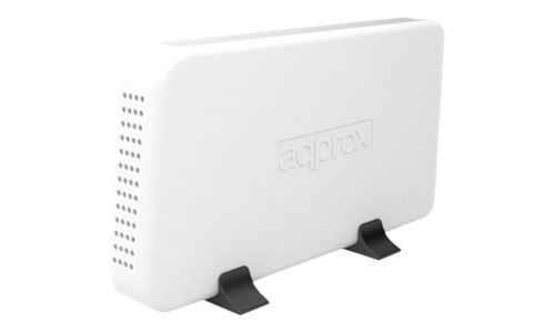 approx! - Boitier externe - 3.5 - SATA 3Gb/s - USB 3.0 - blanc