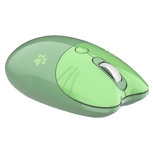 GENERIQUE - Souris Bluetooth - 3 Boutons - 1200 DPI - Vert - Image 2