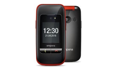 emporiaONE - Téléphone de service - RAM 32 Mo / Mémoire interne 128 Mo - microSD slot - Écran LCD - 240 x 320 pixels - rear camera 2 MP - noir