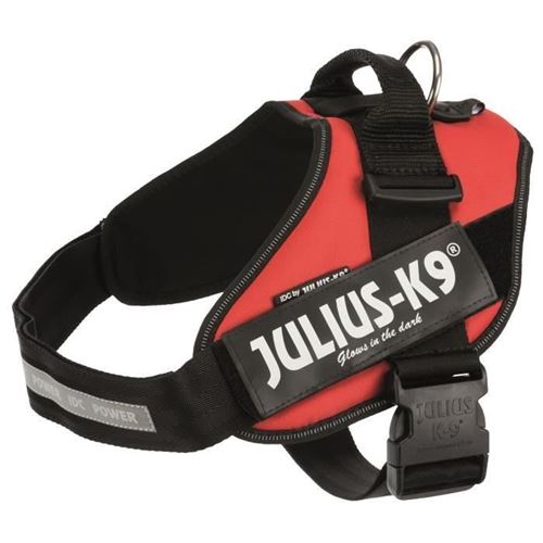 JULIUS-K9 IDC® Power Harness - Red - Size XL: Chest circumference 71 - 96 cm