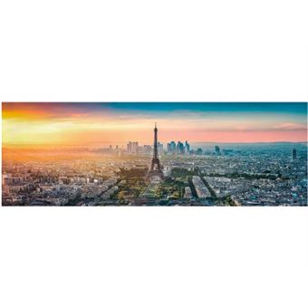 Puzzle adulte panorama : vue sur paris et la tour eiffel - 1000 pieces ...