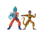 Blue Goku Vs Golden Frieza Dragon Ball Super - Bandai Multicolore
