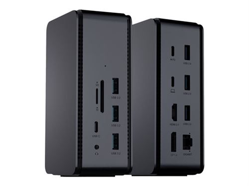 ProXtend - Station d'accueil - pour ordinateur portable - USB-C / USB4 - 15-slot - HDMI, DP - GigE