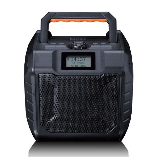 Lenco Clair Odr-160Gy Radio Dextérieur Dab+, Fm Aux, Sd, Bluetooth, Dab+, Fm Protégé Contre Les Projections Deau, Rechargeable, Fonction Réveil, Fonction... - Image 3