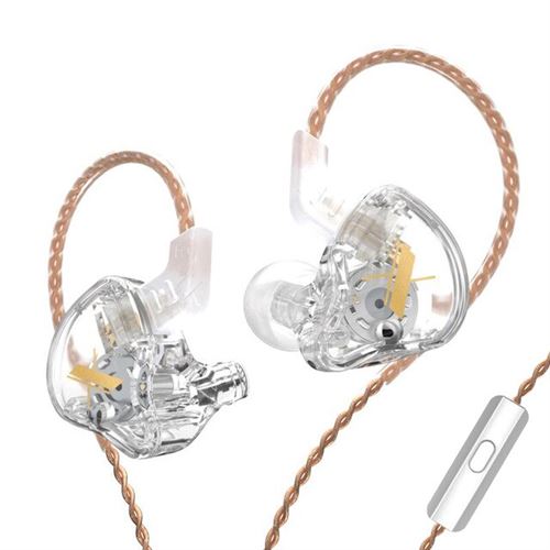 Écouteurs Intra-Auriculaires Filaires KZ ZST Argent