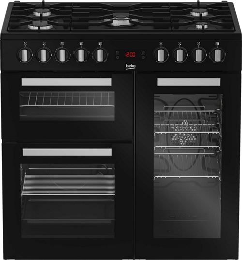 Beko Noir Cuisinières Grande Taille (Piano) 31L 12000W 90Cm A, Ps235315db - Neuf - Image 4