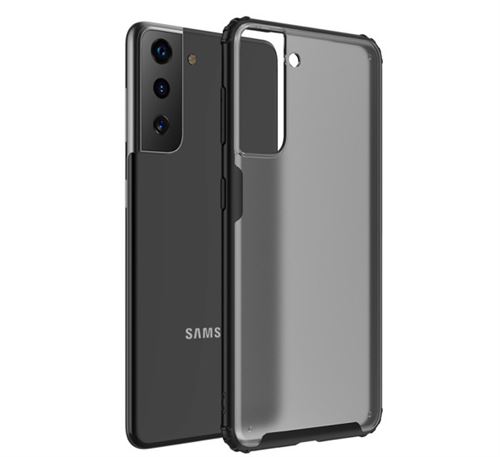 Casecentive - Coque Antichoc Samsung Galaxy S21 - Noire Mat - 8720153793131