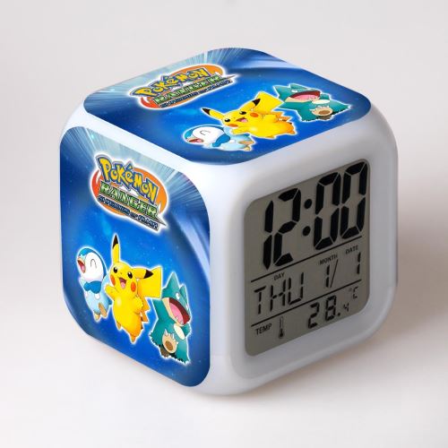 Réveil enfant LED Multifonctionnel Coloré - Pokemon #12