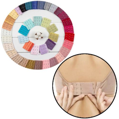 10PCS Extension de soutien-gorge pour femme Extension de sangle 3 crochets Soutien-gorge ensembles accessoires femmes