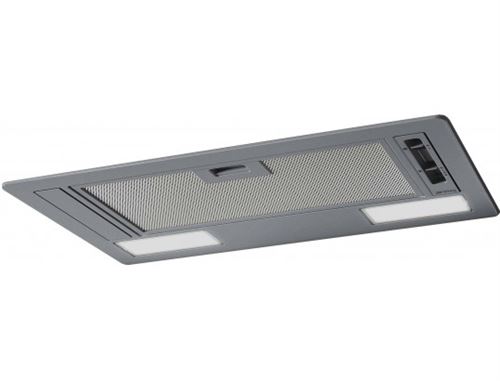 Smeg KSG52E - Hotte - groupe filtrant - largeur : 53.43 cm - profondeur : 29.96 cm - extraction et recirculation (avec kit de recirculation supplémentaire) - argent