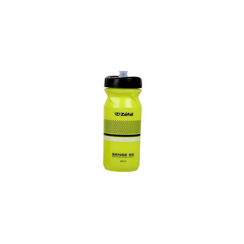 Bidon zefal sense m65 jaune fluo/noir/blanc 650ml