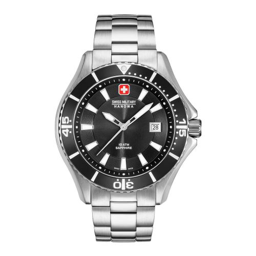 Swiss Military Hanowa Montre Homme 06-5296.04.007 Noir