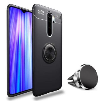 Pack Coque Magnetique Aimantee Housse Protection Xiaomi Redmi Note 8t 2019 Avec Support Stand Voiture Magnetique A Grille D Aeration Universel Sans Fil Accessoires Pochette Redmi Note 8t Etui Pour Telephone