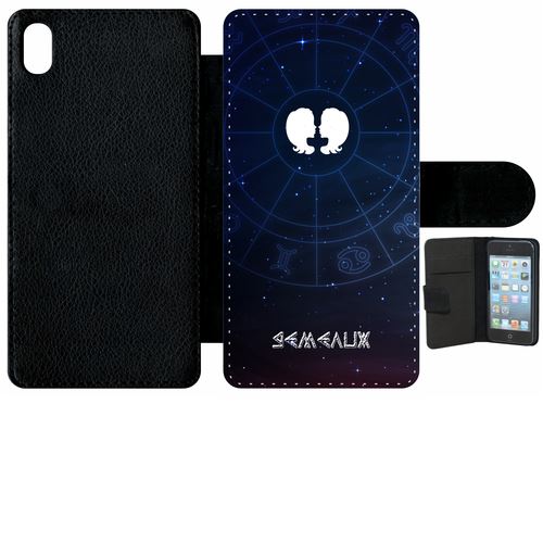 Etui À Rabat Sony Xperia Z3 Signe Astrologique Gemeaux