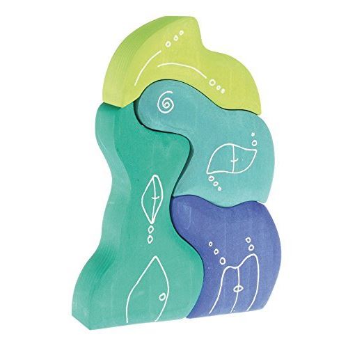 Grimms CASA AQUA Fantastic Stacking Blocks House, 4 pièces
