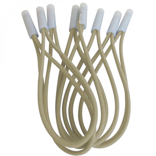 Lot de 10 tendeurs sandows Cabiclic avec embout basculant - Beige