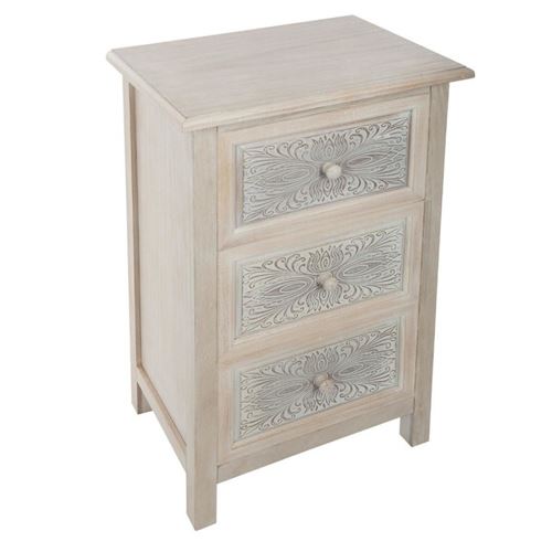 Commode bois 3 tiroirs Hina atmosphera