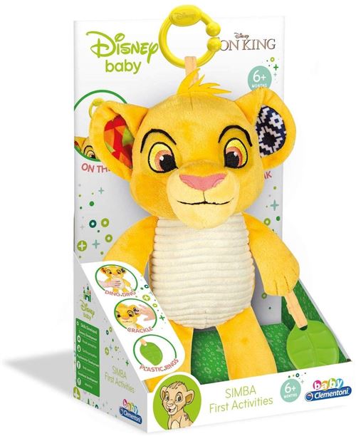 Clementoni activité câlin Roi Lion Simba29 cm
