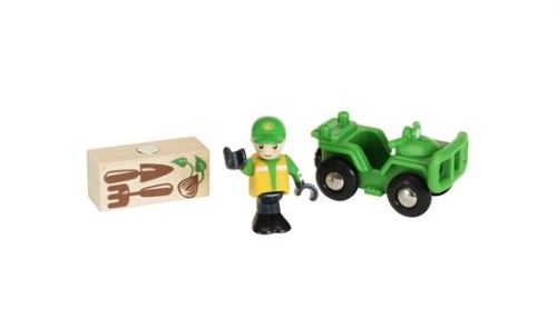 4x4 forestier et personnage