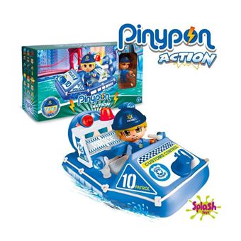 Pinypon Action - Le bateau de police - 1 figurine incluse