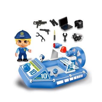 Pinypon Action - Le bateau de police - 1 figurine incluse