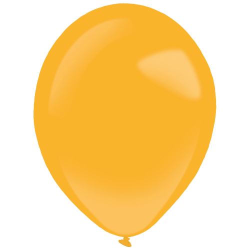 Amscan ballons 35 cm en latex orange clair 50 pièces