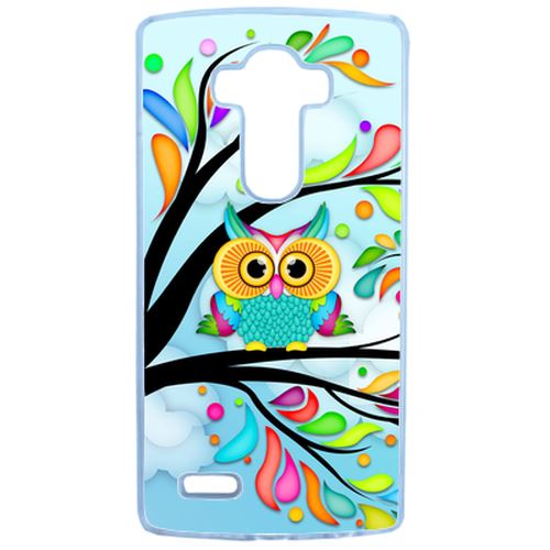 Coque Hiboux Arbre Colors Compatible Lg G4 Transparent