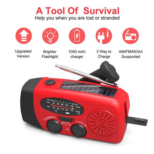 Lampe Torche Radio Portable WOLF Power Plus de survie survivaliste