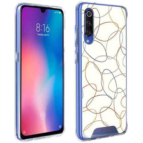 Coque pour Xiaomi Mi 9 Imprimé Cercle Made In France Antichoc