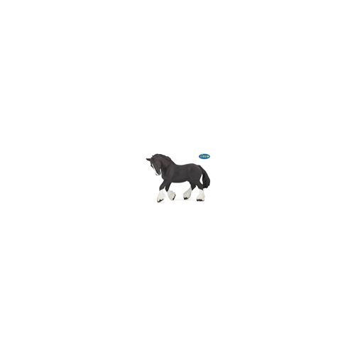 Multicolore Figurine Cheval Etalon Shire Noir Papo