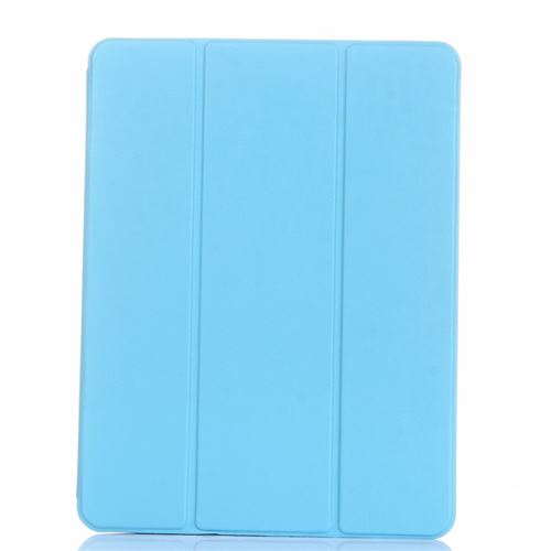 Etui en PU trois volets à fente pour stylo bleu bébé pour votre Apple iPad 9.7 (2018)/9.7 (2017)/Pro 9.7 inch/Air 2/Air