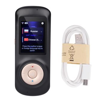 25 Sur T2s Traducteur Vocal 52 Langues Noir Traducteur Achat Prix Fnac