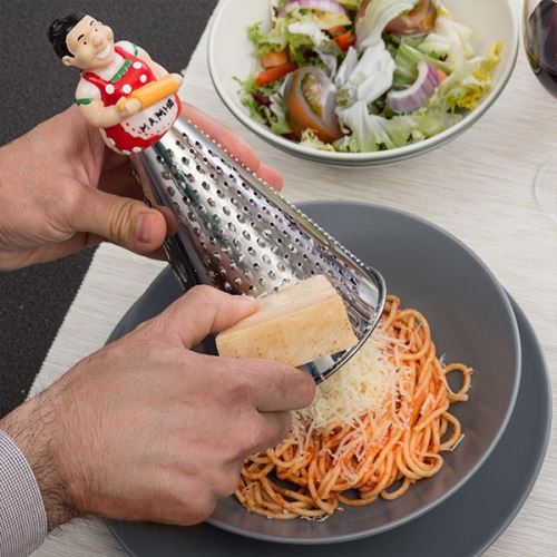 Râpe en cône manuelle en acier Inoxydable avec figurine - Accessoire cuisine